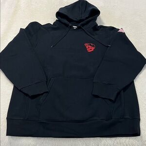 Sport-Tek Black Hoodie with Red Accent
